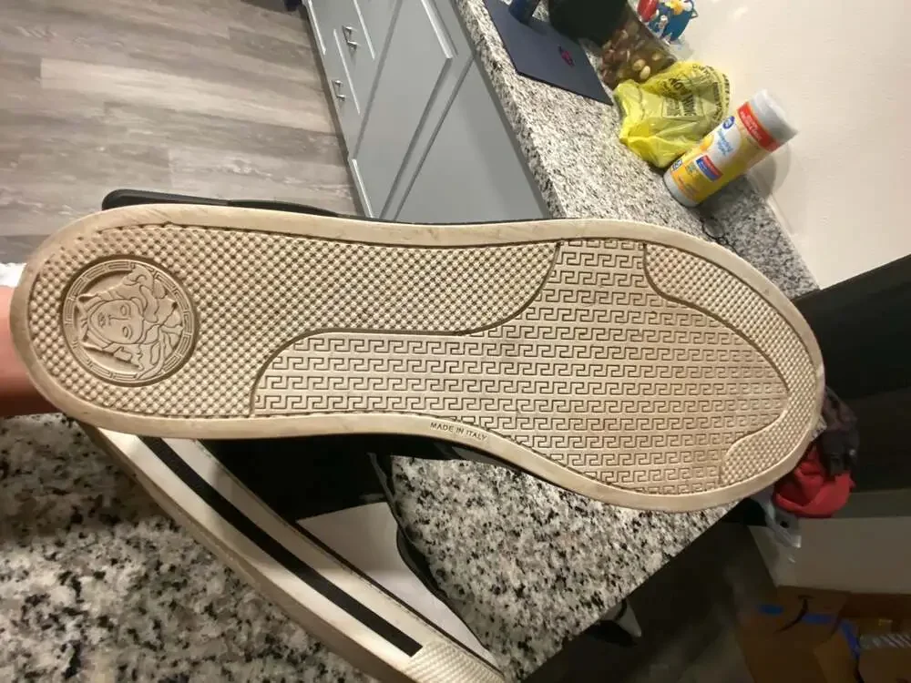 Versace Medusa Head High Top Sneakers